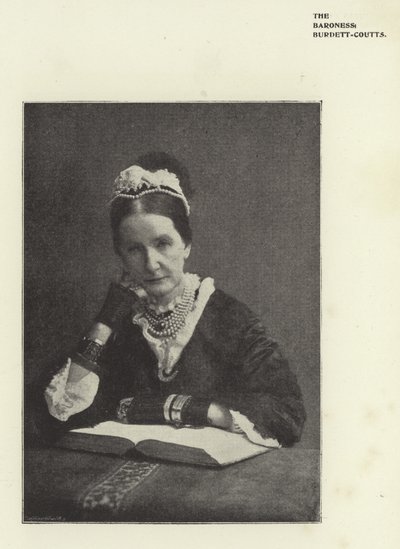 Die Baronin Burdett-Coutts von English Photographer