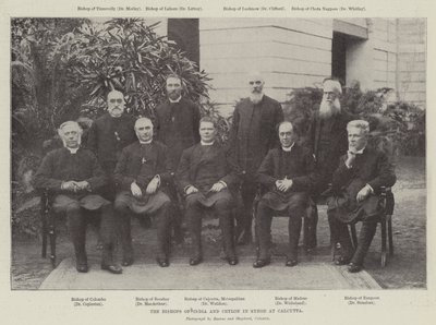 Die Bischöfe von Indien und Ceylon in der Synode in Kalkutta von English Photographer