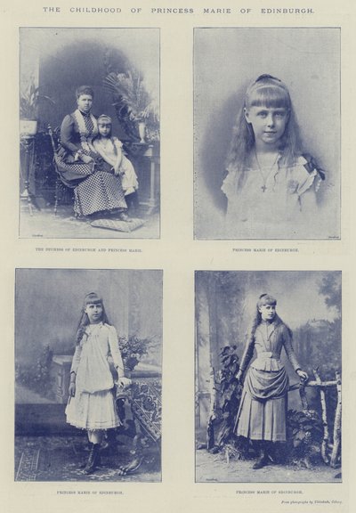 Die Kindheit von Prinzessin Marie von Edinburgh von English Photographer