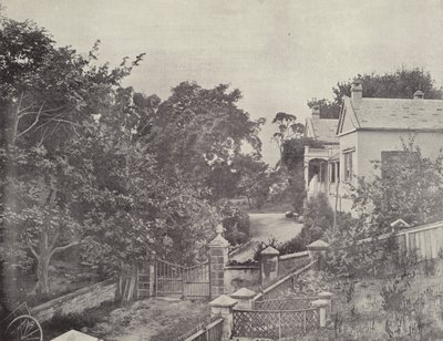 Die Residenz des Kommandanten, Port Arthur von English Photographer