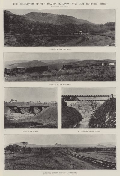 Die Fertigstellung der Uganda-Eisenbahn, die letzten hundert Meilen von English Photographer