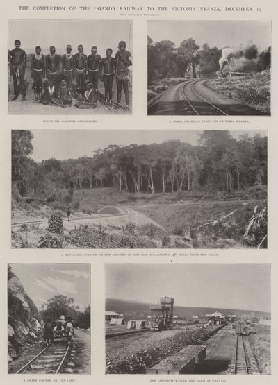 Die Fertigstellung der Uganda-Eisenbahn zum Victoria Nyanza, 19. Dezember von English Photographer