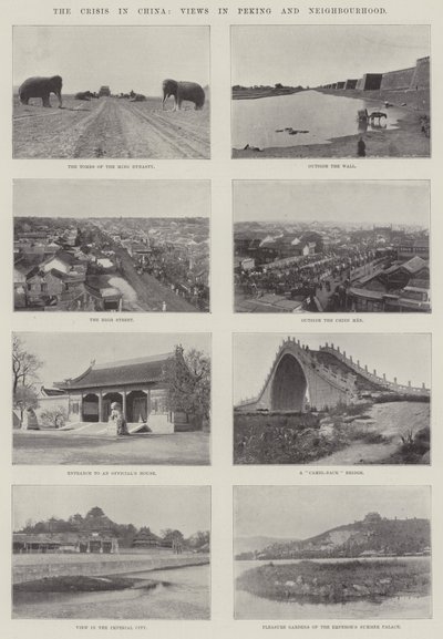Die Krise in China, Ansichten in Peking und Umgebung von English Photographer