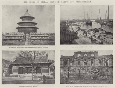 Die Krise in China, Ansichten in Peking und Umgebung von English Photographer