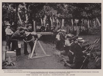 Die Krise in Samoa, Waffenbrüder von English Photographer