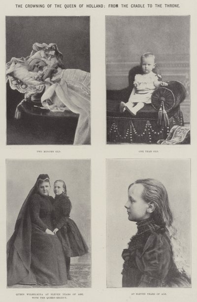 Die Krönung der Königin von Holland, von der Wiege bis zum Thron von English Photographer