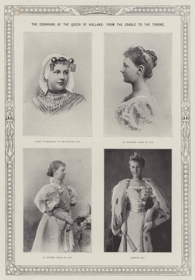 Die Krönung der Königin von Holland, von der Wiege bis zum Thron von English Photographer