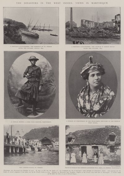 Die Katastrophen in Westindien, Ansichten in Martinique von English Photographer