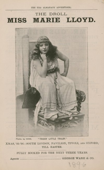 Die lustige Miss Marie Lloyd von English Photographer