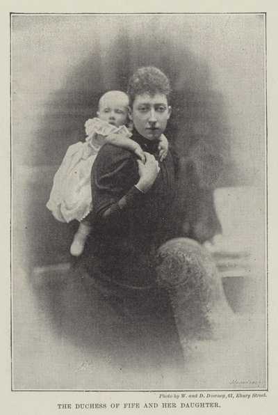 Die Herzogin von Fife und ihre Tochter von English Photographer