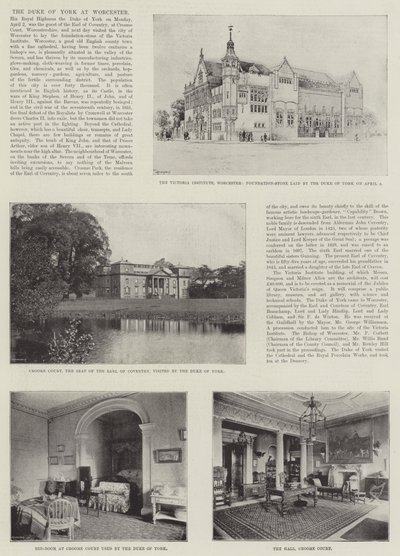 Der Herzog von York in Worcester von English Photographer