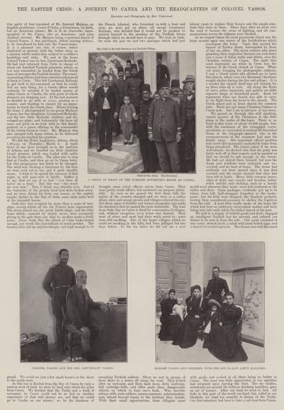 Die östliche Krise, eine Reise nach Canea und das Hauptquartier von Colonel Vassos von English Photographer