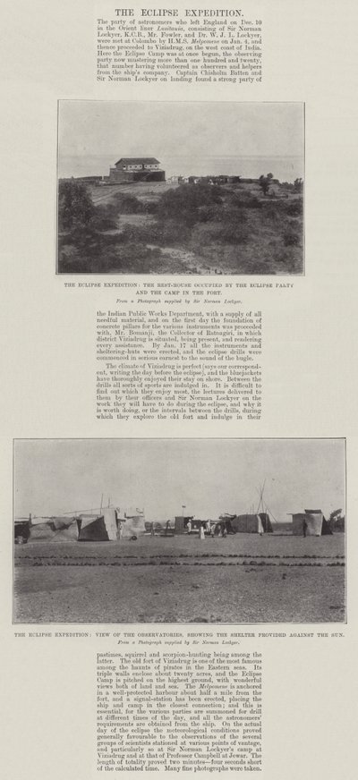 Die Sonnenfinsternis-Expedition von English Photographer
