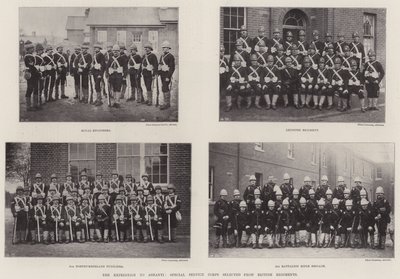 Die Expedition nach Ashanti, Sonderdienstkorps ausgewählt aus britischen Regimentern von English Photographer