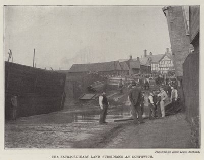 Der außergewöhnliche Landabsenkung in Northwich von English Photographer
