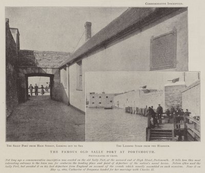 Der berühmte alte Sally Port in Portsmouth von English Photographer
