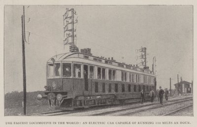 Die schnellste Lokomotive der Welt, ein Elektroauto, das 110 Meilen pro Stunde fahren kann von English Photographer