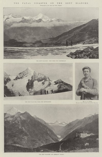 Das tödliche Unglück auf der Dent Blanche von English Photographer