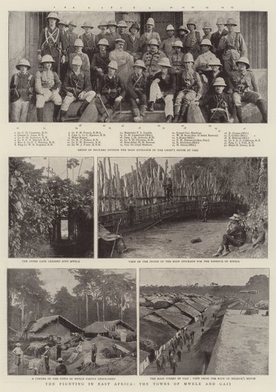 Die Kämpfe in Ostafrika, die Städte Mwele und Gazi von English Photographer