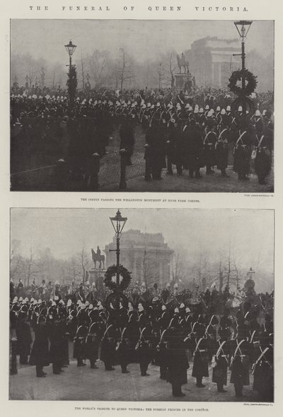 Das Begräbnis von Königin Victoria von English Photographer