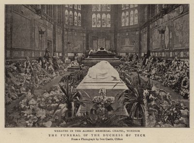 Die Beerdigung der Herzogin von Teck von English Photographer