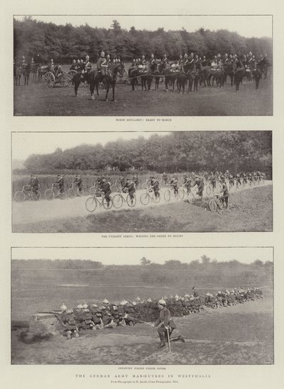Die deutschen Armeemanöver in Westfalen von English Photographer