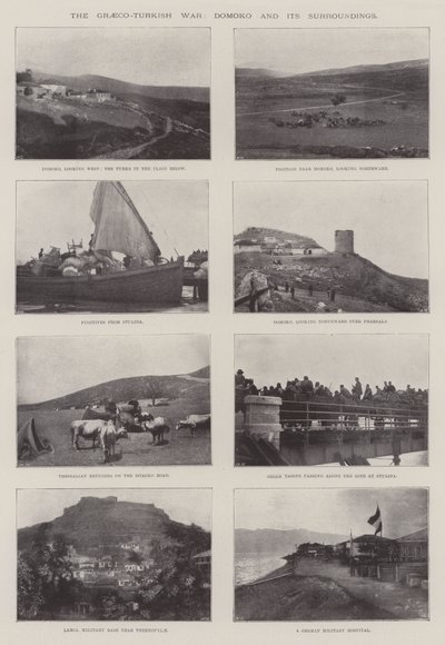 Der Griechisch-Türkische Krieg, Domoko und seine Umgebung von English Photographer