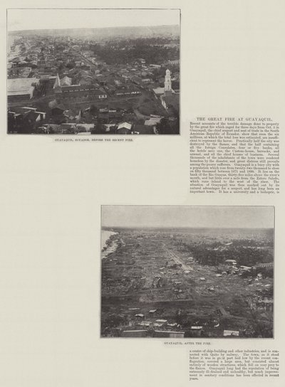 Das große Feuer in Guayaquil von English Photographer