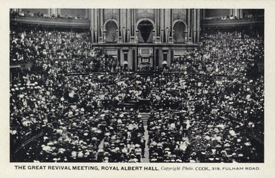 Das große Erweckungstreffen, Royal Albert Hall, London von English Photographer