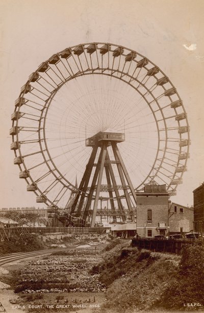 Das Große Rad in Earls Court, London von English Photographer