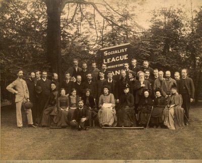 Die Hammersmith-Filiale der Sozialistischen Liga von English Photographer