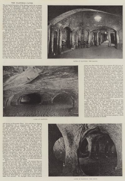 Die Hastings-Höhlen von English Photographer