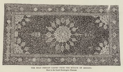Der heilige persische Teppich aus der Moschee von Ardabil von English Photographer