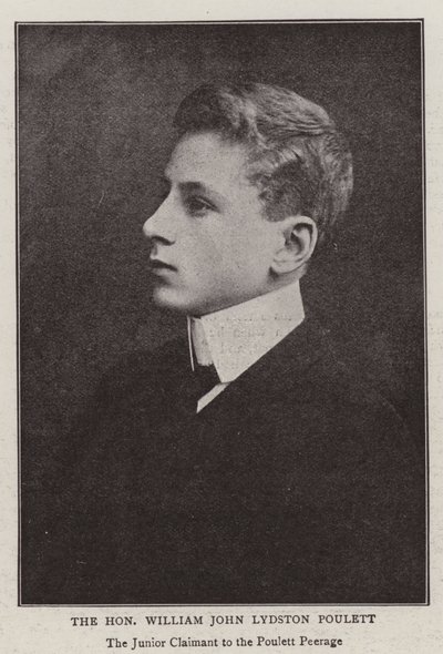 Der ehrenwerte William John Lydston Poulett von English Photographer