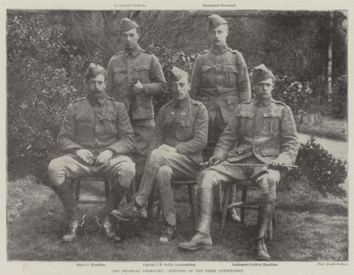 Die Imperial Yeomanry, Offiziere des ersten Kontingents von English Photographer