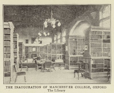 Die Einweihung des Manchester College, Oxford von English Photographer