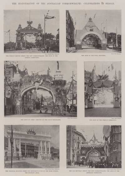 Die Einweihung des australischen Commonwealth, Feierlichkeiten in Sydney von English Photographer