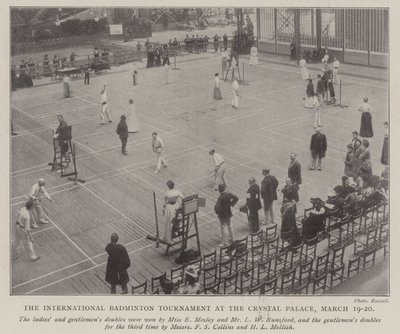 Das internationale Badminton-Turnier im Crystal Palace, 19.-20. März von English Photographer