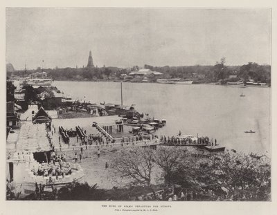 Die Abreise des Königs von Siam nach Europa von English Photographer
