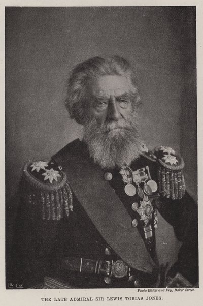 Der verstorbene Admiral Sir Lewis Tobias Jones von English Photographer