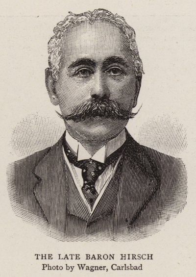 Der verstorbene Baron Hirsch von English Photographer