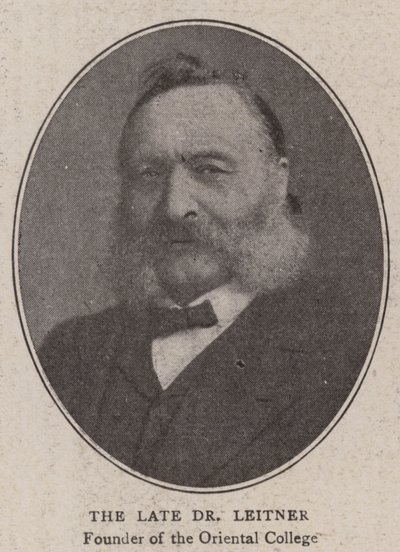 Der verstorbene Dr. Leitner von English Photographer