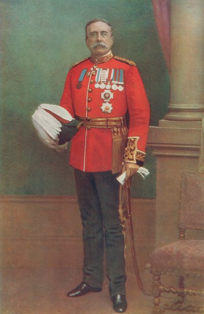Der verstorbene General Sir W. S. A. Lockhart. Oberbefehlshaber in Indien von English Photographer