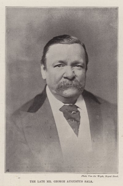 Der verstorbene Mr. George Augustus Sala von English Photographer