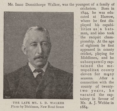 Der verstorbene Mr. I. D. Walker von English Photographer