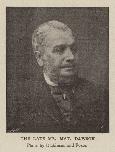 Der verstorbene Mr. Matthew Dawson von English Photographer