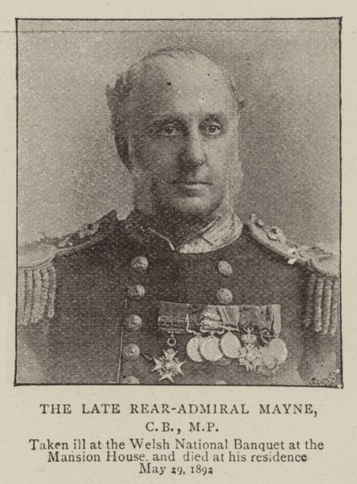Der verstorbene Konteradmiral Mayne, CB, MP von English Photographer