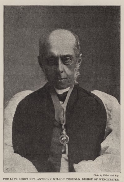 Der verstorbene Right Reverend Anthony Wilson Thorold, Bischof von Winchester von English Photographer