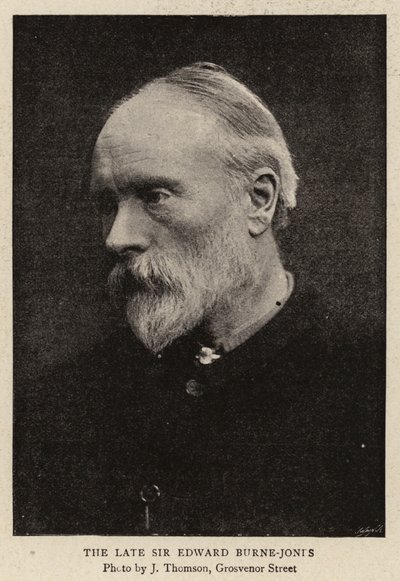 Der verstorbene Sir Edward Burne-Jones von English Photographer