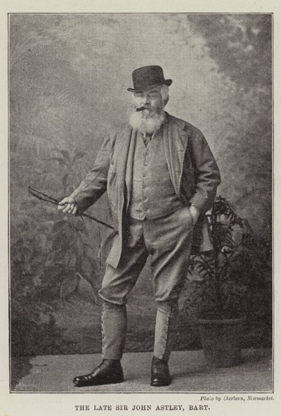 Der verstorbene Sir John Astley, Baronet von English Photographer